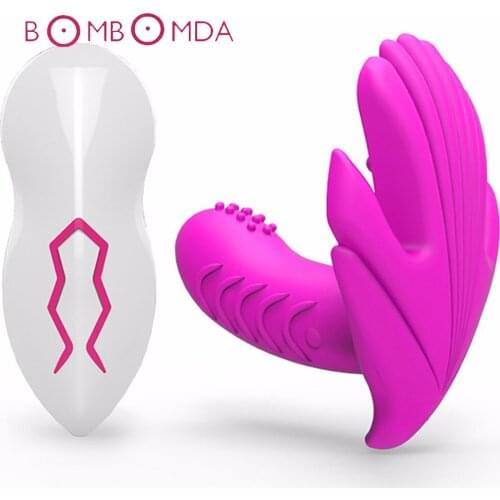 Wearing Remote Butterfly Sex Toy USB Charg Vibrator Female Masturbation Wearable Panties Adult Erotic Sex Products for Women