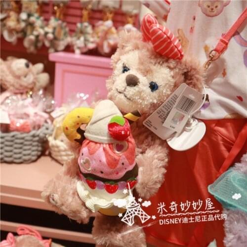 Original Disney Shopping Afternoon Tea Duffy Bear Shirley Star Dailu Cartoon Doll Plush Doll Messenger Bag Coin Purse