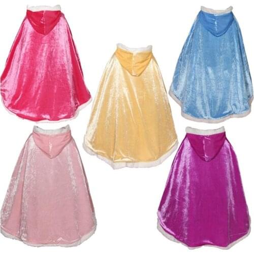 Girls Dresses Cap Girls Snow White Elsa Anna Princess imitation Cosplay Costume Children Stage Fantasy Christams Clothes