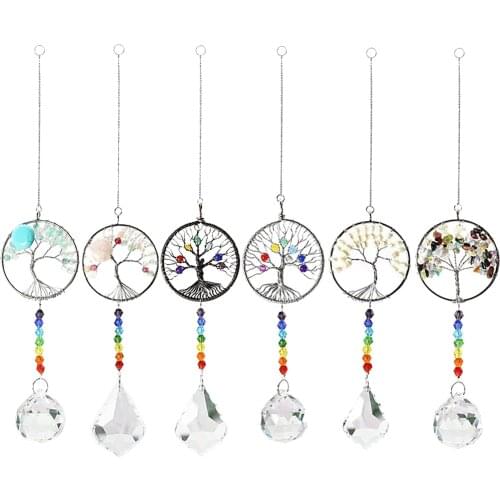 Hanging Crystal Prism Pendant Hanging Pendant Window Ornament Home Garden Decor