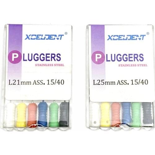 Dental Pluggers Stainless Steel Hand Pluggers Endo Handuse Root Canal Files Endodontics Dentistry