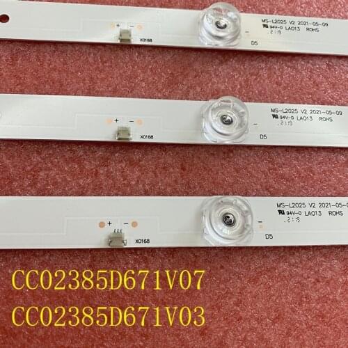 3pcs/set LED bar For CC02385D671V07 CC02385D671V03 385B 385E20 3X7 7S1P DM-LED39R201BT2 EX-39HT001B H39D8000Q M39D7000Q