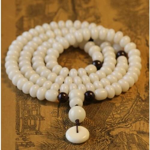 Tibetan Mala 108 Beads Seeds Mala Buddhist Prayer Beads Rosary Beads