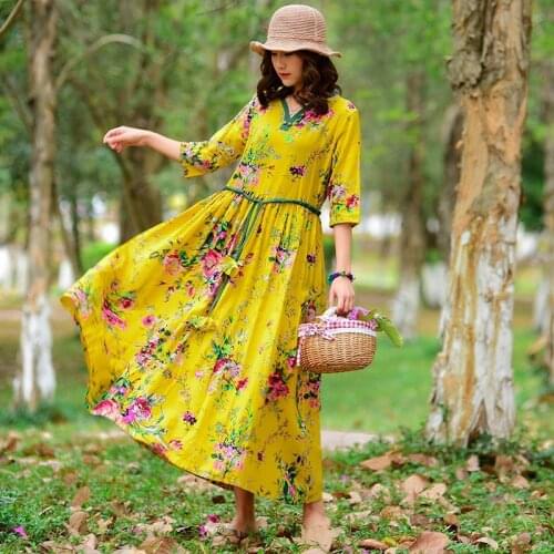 YOCLLEA Long Summer Dresses