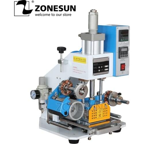 ZONESUN ZY-819-A Pneumatic Stamping Machine,leather LOGO printer,pressure words machine,LOGO stampler,stamping machine