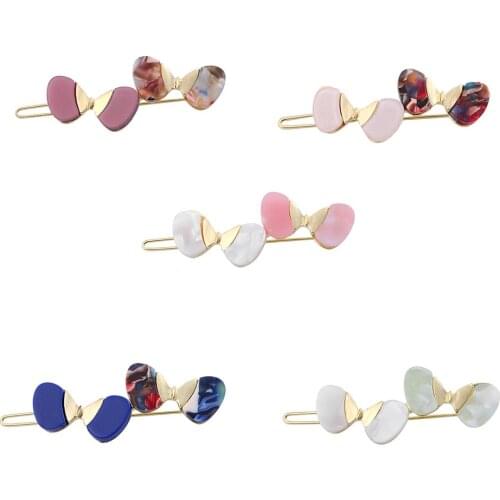 1 Pc Fashion Sweet Bow-knot Hairpin Acetate Hair Clip For Women Girls Barrettes Hairpins Wedding Party Hair Accessories Gifts