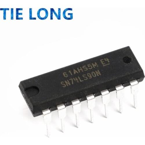 10PCS HD74LS90P DIP14 HD74LS90 DIP SN74LS90N 74LS90 SN74LS90 74LS90N new and original IC