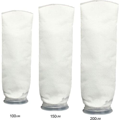 100/150/200um Aquarium Filter Sock Bag Fish Tank Water Cleaning Supplies