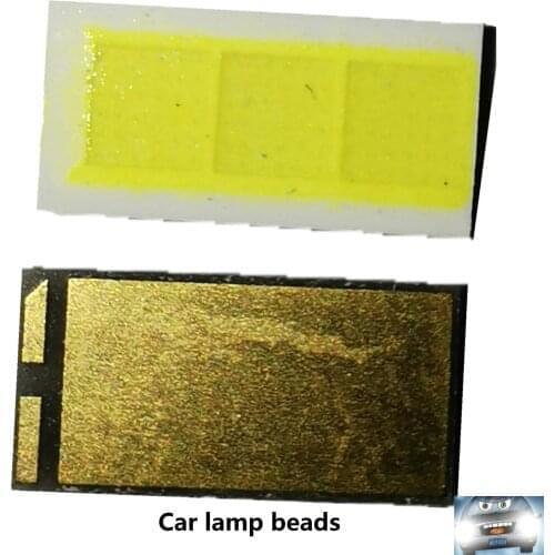 100PCS Warm white 5500K white 6000K LED SMD 7035 Chip 9.6V 2500MA 2600LM FOR Car Headlights H7 LED H4 H1 H3 H11 9005 HB4/9006