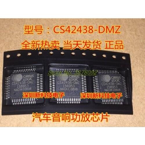5pcs/lot new original CS42438-DMZ Car amplifier audio chip for Renault Buick Audio CPU Computer Board CS42438 Car computer chip