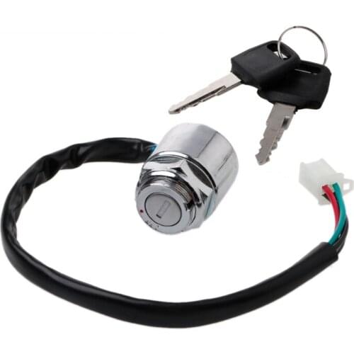 4 Wires ATV Quads Ignition Key Switch For 4 Wheeler Go Kart Motorcycles Pit Dirt Bike Motorcycle Ignition