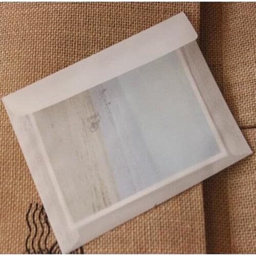 50pcs wholesale Vintage Blank Translucent vellum envelopes DIY Multifunction 175*125mm