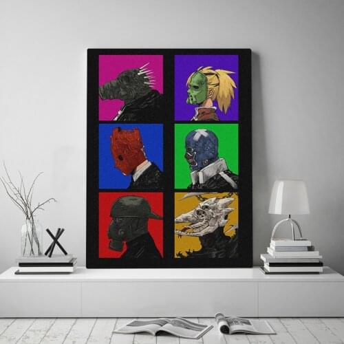 Dorohedoro anime Kaiman Q hayashida kaiman kai aikawa anime Canvas painting decor wall art pictures bedroom study prints poster