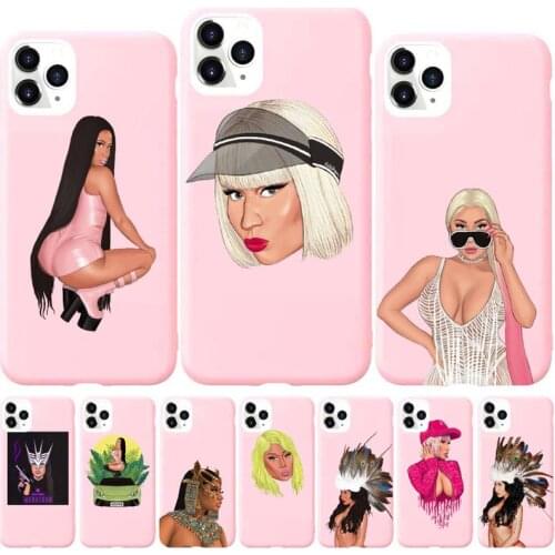 Nicki Minaj Phone Case Original Liquid Silicone Phone Case For iphone 11 Pro Max X XS Max XR Shell For iPhone 7 8 6 6S Plus