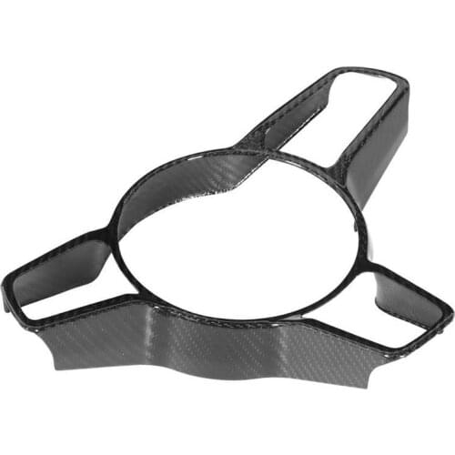 Mirror cover car styling Carbon Fiber Interior Steering Wheel Cover Trim Fit for Porsche Paramela/Macan/Cayenne car side