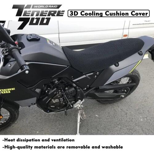 Motorcycle Cushion seat cover for Yamaha TENERE 700 Tenere 700 T7 T 700 2020 3D Cushion Cover Cooling Cover