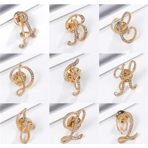 GraceAngie Brooches Letter On Clothes