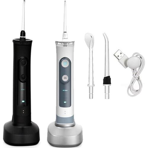 Portable Oral Irrigator USB Rechargeable Water Flosser 4 Modes Powerful 120PSI Adult Teeth Cleaner Dental Care IPX7 Waterproof