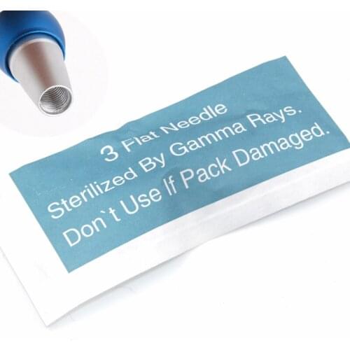 High quality 50pcs 3f cartridge permanent eyebrow tattoo needle tips for eyebrow/lip makeup