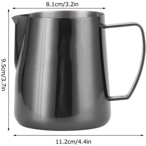 400ml Milk Frothing Pitcher 304 Stainless Steel Coffee Cup Mug Latte Art Accessory Milk jug Coffee Jug Equipment