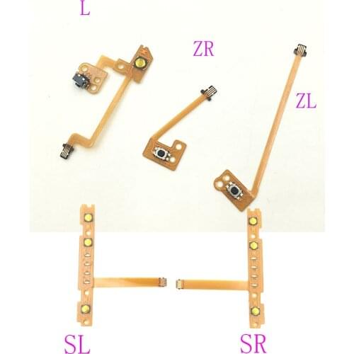 10PCS SL SR Button Ribbon For Nintendo Switch Joy-Con Replacement Part ZR/ZL L Button Key Ribbon Flex Cable