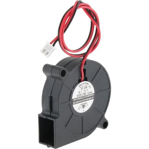 DC 24V 0.25A 50X50X15mm Turbine Small Centrifugal Blower Fan for Humidifier Cooling CPU Server Cooling Dissipation etc 2-pin