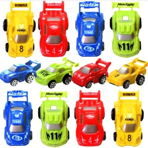 1Pc Great Pull Back Car Plastic Cute Toy Cars For Child Mini Car Model Kids Toys For Boys Candy Color High Quality