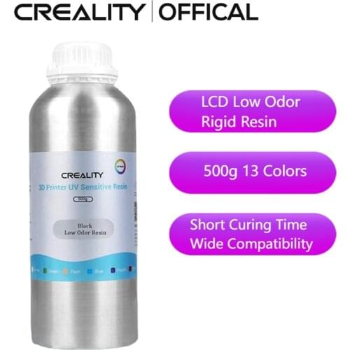 Creality Official 3D Printer Material LCD Low Odor Rigid Resin 0.5kg Short Curing Time Wide Compatibility High-cost Performance