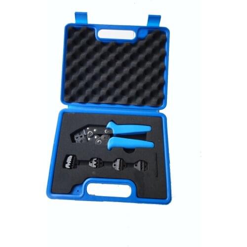 Mini crimping Combination Tools kits in Plastic Box ,with kinds of die sets DN0725-5D1