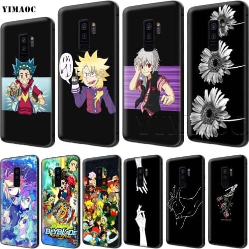 YIMAOC Beyblade Burst Soft Silicone Case for Samsung Galaxy S6 S7 Edge S8 S9 Plus A3 A5 A6 Note 8 9