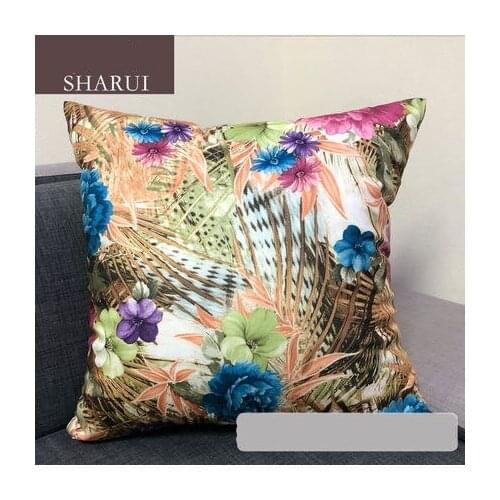 2019 New Arrive Office Home soft Waist Pillowcase Office Waist Pad Cushions Cover household Decorative Pillow case