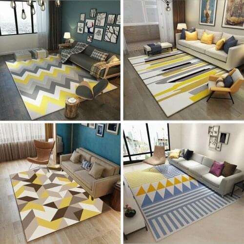 LIU Europe simple modern carpet Nordic bedroom carpet doormat mat bed blanket livingroom bedroom rug big fashion tapetes big