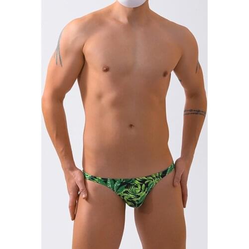 Sexy gay men thong swimwear bikinis low waist tight men swimsuits swim briefs beach shorts samll size