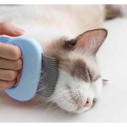 Pet Dog Cat Combs Hair Remover Brush Pet Grooming Tools Dog Massage Comb Brush Relax Toys Remove Loose Hairs Pet Cat Supplies