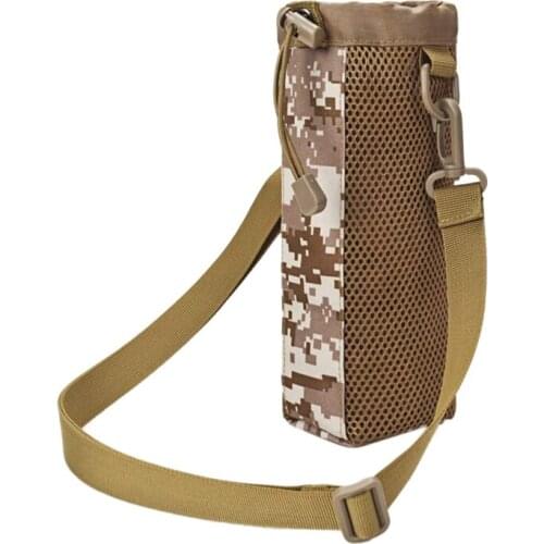 Water Bottle Kettle Carrier Bag with Adjustable Shoulder Strap Suit for Outdoor Sports Camping Hiking