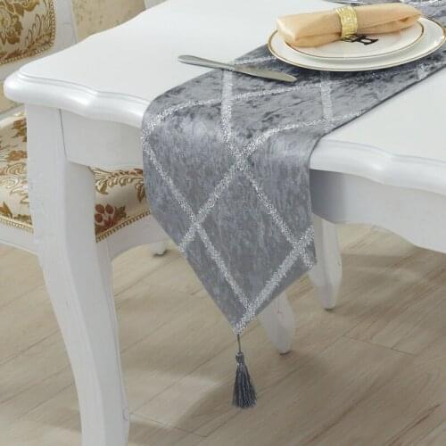 Mariage Wedding Decoration Modern Table Runner Classic Bedding Mat Dining Room Table Cloth Home Decor