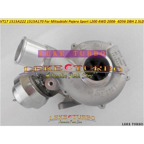 RHV4 VT16 VAD20022 1515A170 Turbo Turbocharger For Mitsubishi L200 2007-09;Triton 2010- 2.5L DiD 4D56 DBH DIE 5VX 2.5L 123kw