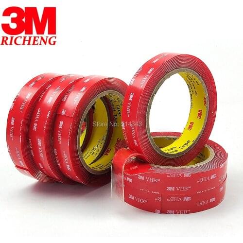 1Roll 20MMx3M Meters Clear 3M VHB 4910 Heavy Duty Double Sided Adhesive Acrylic Foam Free Shipping