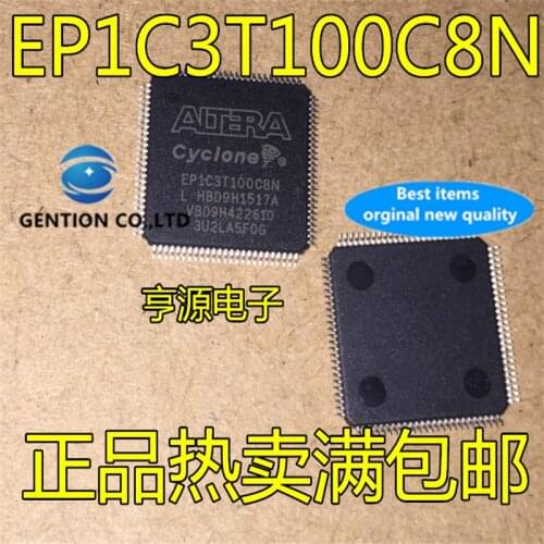 2Pcs EP1C3T100C8N EP1C3T100C8 TQFP-100 in stock 100% new and original