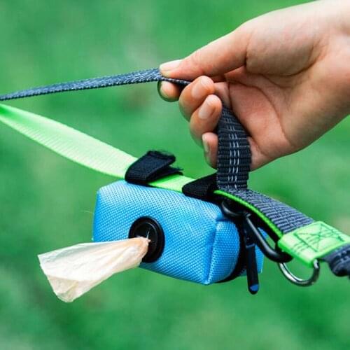 2021 Fashion Dog Poop Waste Bag Outdoor Portable Pick Up Poop Bag Holder Pet Puppy Cat Dispenser Garbage Bags Organizer Pouch