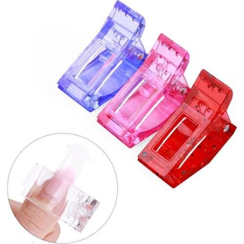 5/10Pcs Nail Clip Nail Art Extension Finger Gel Fastening Clip Manicure Art Tool