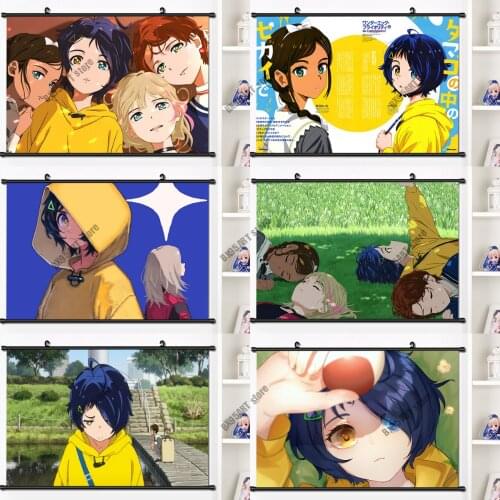 Diamond Painting Anime Diamond Embroidery Full Wonder Egg Priority Ai Ohto Neiru Aonuma Rika Kawai Cross Stitch Kits Home Decor