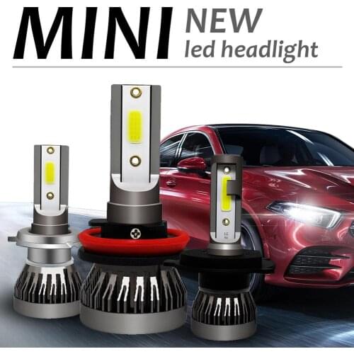 H7 LED H4 H8 H9 H11 LED Headlight Bulb Car Light 6000LM 36W 6000K 12V Auto Lamp No Radio Noise