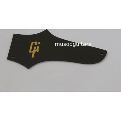 Fir black with gold color Truss Rod Cover Fit Electric Guitar