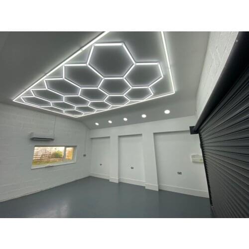 Hot Sales GE8088 Customized Hexagonal LED Light for Car Wash Beauty Shop
