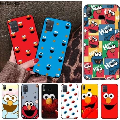 Kaw ELMO Cookie Couple Phone Case For Samsung Galaxy A21S A01 A11 A31 A81 A10 A20E A30 A40 A50 A70 A80 A71 A51