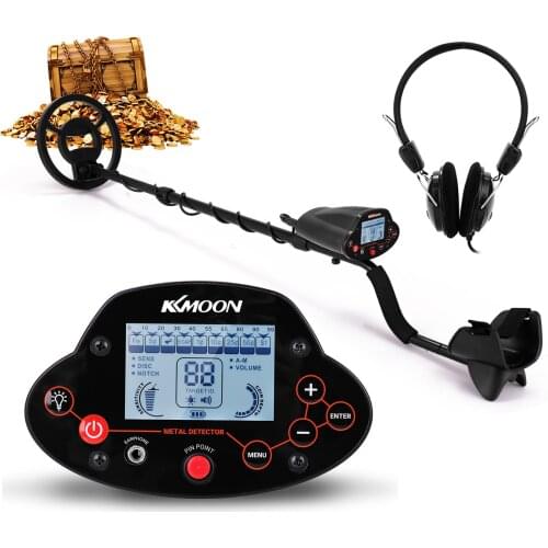 KKmoon MD-5040 8.7 Inch Waterproof Search Coil Digital Display Screen Handheld Portable Metal Detector Easy Installation