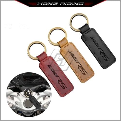 For BMW Motorrad R1200RS R1200 RS Motorcycle Cowhide Keychain Key Ring