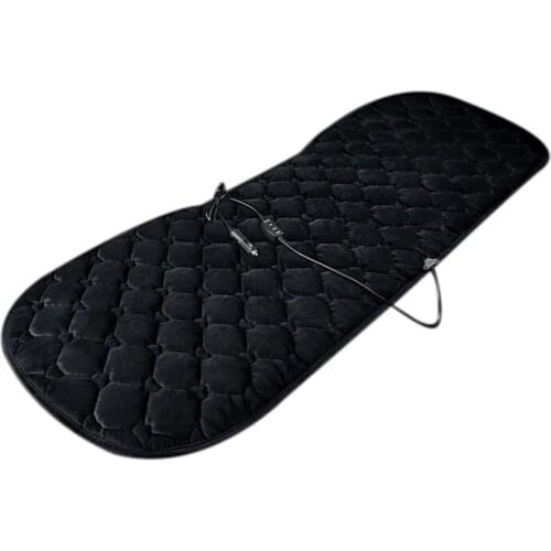 12V Heated Car Plush Rear Seat Cover Cushion Winter Heater Warmer Control Temperature Electric Heating Seat Pad, 1 PCS