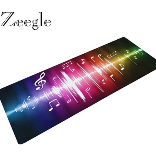 Music Notes Printing Doormat Long Kitchen Mat Flannel Home Decoration Non-slip Floor Mat Bedroom Living Room Floor Carpet Mats